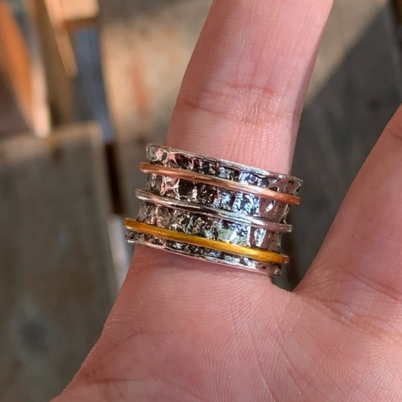 ❗️LAST CHANCE 9/30❗️BOHO 3 TONE RING - Picture 8 of 10